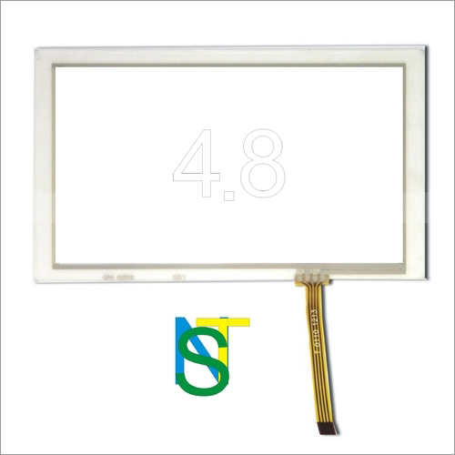 4.8 Inch 4 Wire Resistive Touch Screen