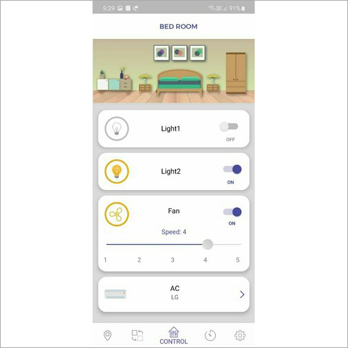 Smart Home Automation System - Modern Wireless Connectivity | Voice Control, App Control, Real-time Monitoring, Third-party Integration