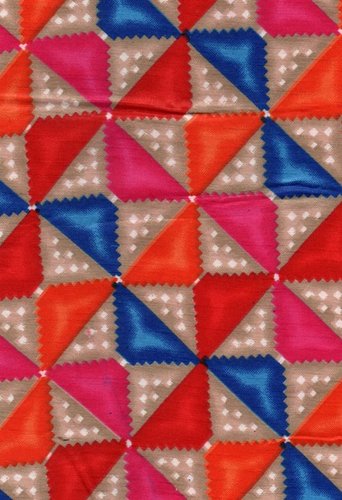 Banglori Satin Print Fabric - 44 Inches, Colorfast Printed Material | Multi-color, Excellent Finish, Easily Washable