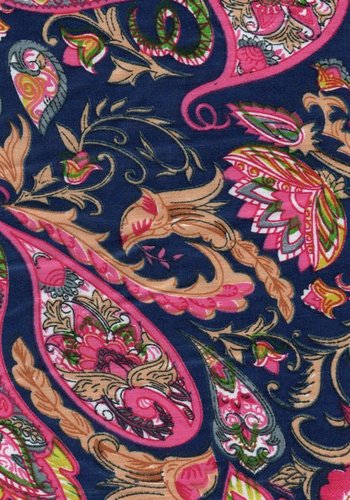 Banglori Satin Print Fabric - Printed Material, 44" Size, 5 Multi Colors | Colorfastness, Easily Washable, Excellent Finish