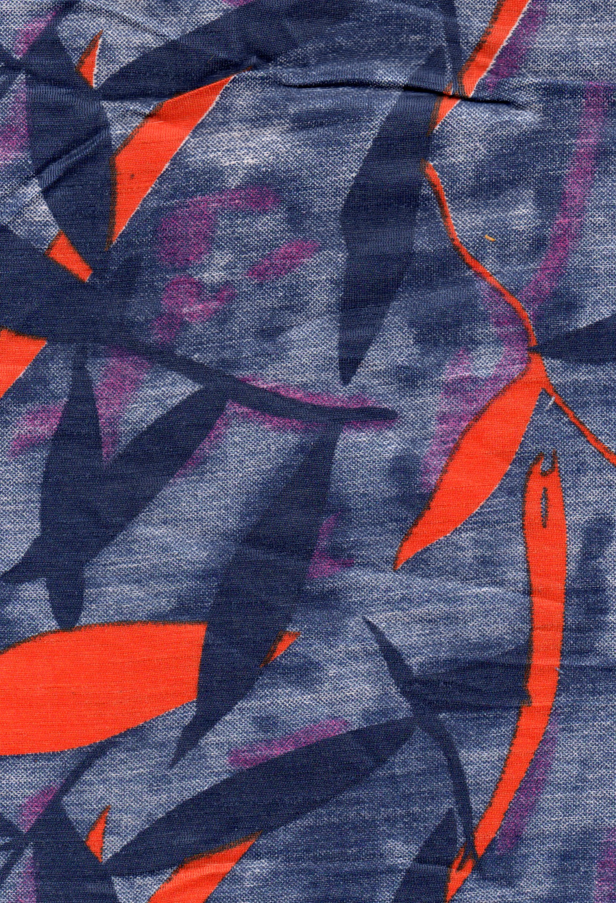 Banglori Satin Printed Fabric - 44" Size, 4 Malty Color Pattern | Colorfast, Easily Washable, Excellent Finish