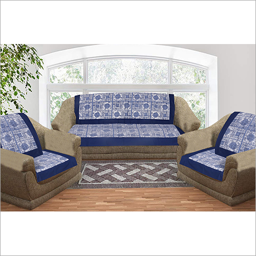Fancy Sofa Cover - 100% Cotton, Printed Pattern, Available in All Colors | Washable, Plain Style, Versatile Home Decor