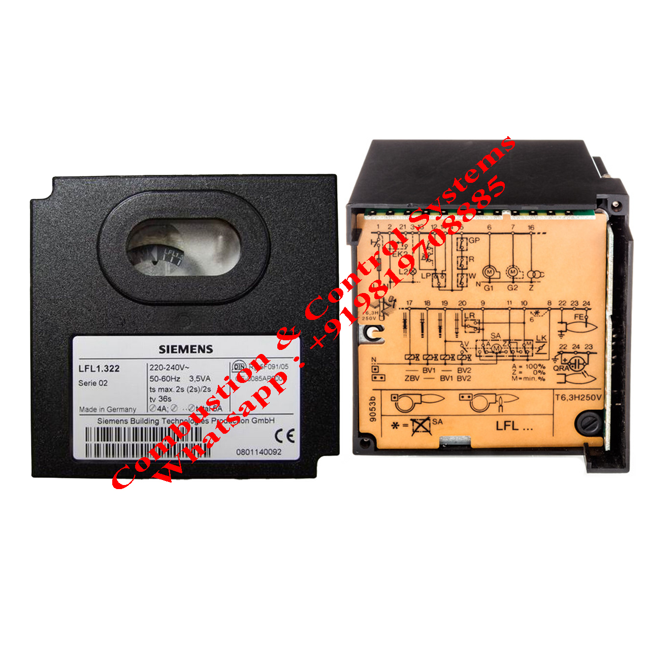 Siemens Sequence Controller - Metal Base, Ip54 Protection Level, Painted Black Finish