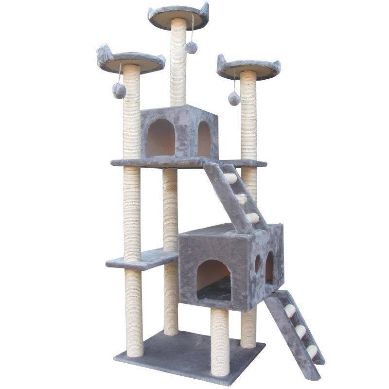 Luxury Large Cat Wooden Multi-layer Climbing Frame Furniture