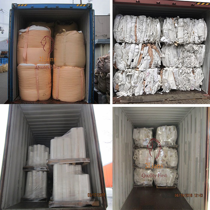 Hdpe Recycling Bottles & Drums - 25 Mt Bulk Packing | Blue And White, High-density Polyethylene, Suitable For Granules