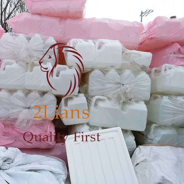 Hdpe Recycling Bottles & Drums - 25 Mt Bulk Packing | Blue And White, High-density Polyethylene, Suitable For Granules