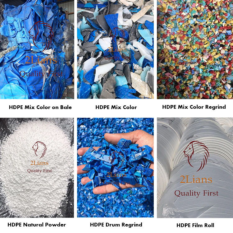Hdpe Recycling Bottles & Drums - 25 Mt Bulk Packing | Blue And White, High-density Polyethylene, Suitable For Granules