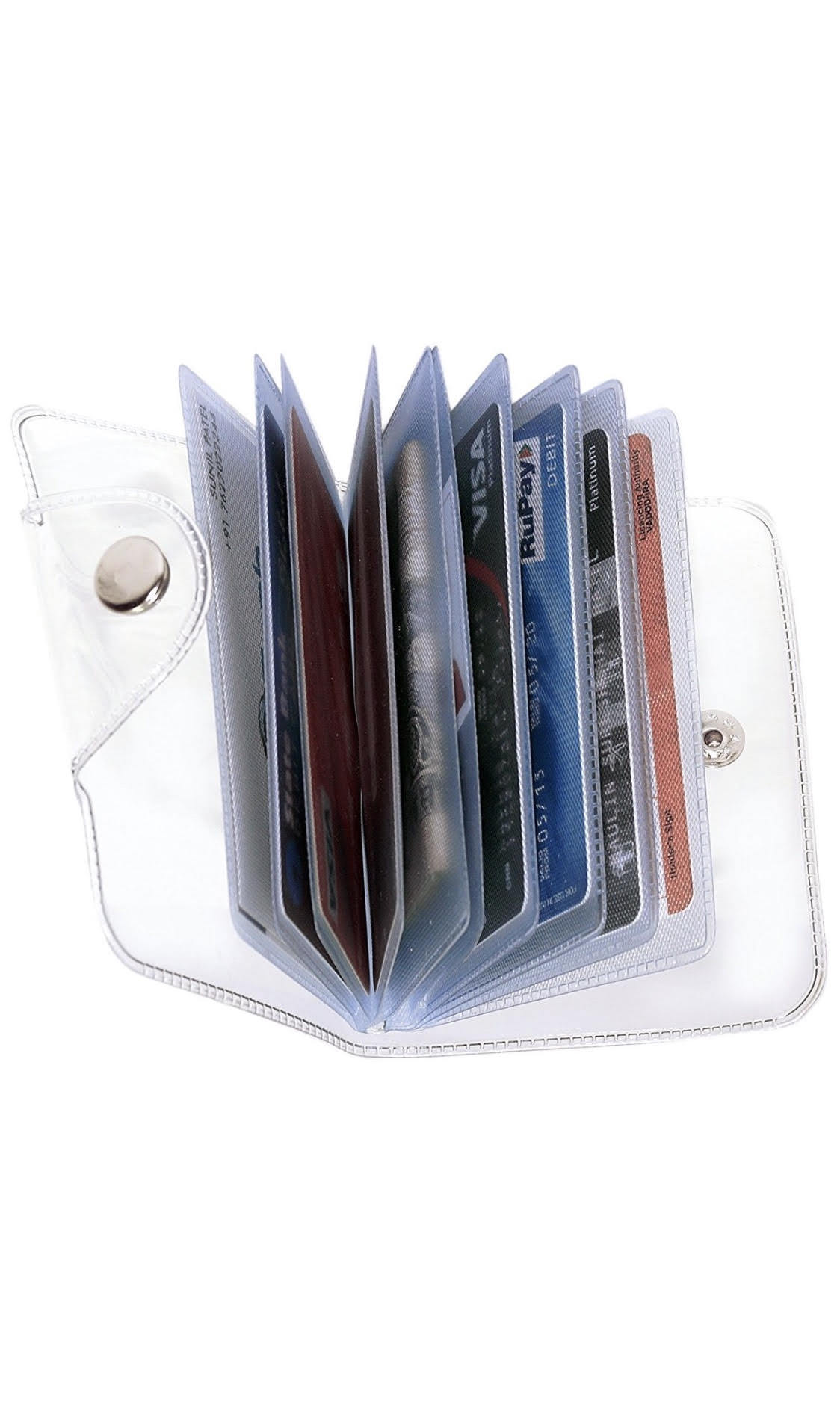 Durable Clear Plastic Atm Card Holder