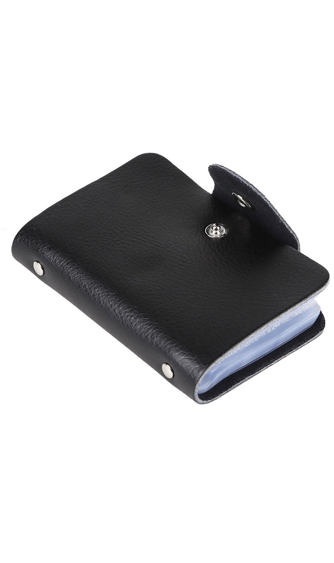 Pocket Card Holder - Foam Material, 3.50 X 4.50 Inches , Sleek Design With Transparent Pockets For Organized Storage