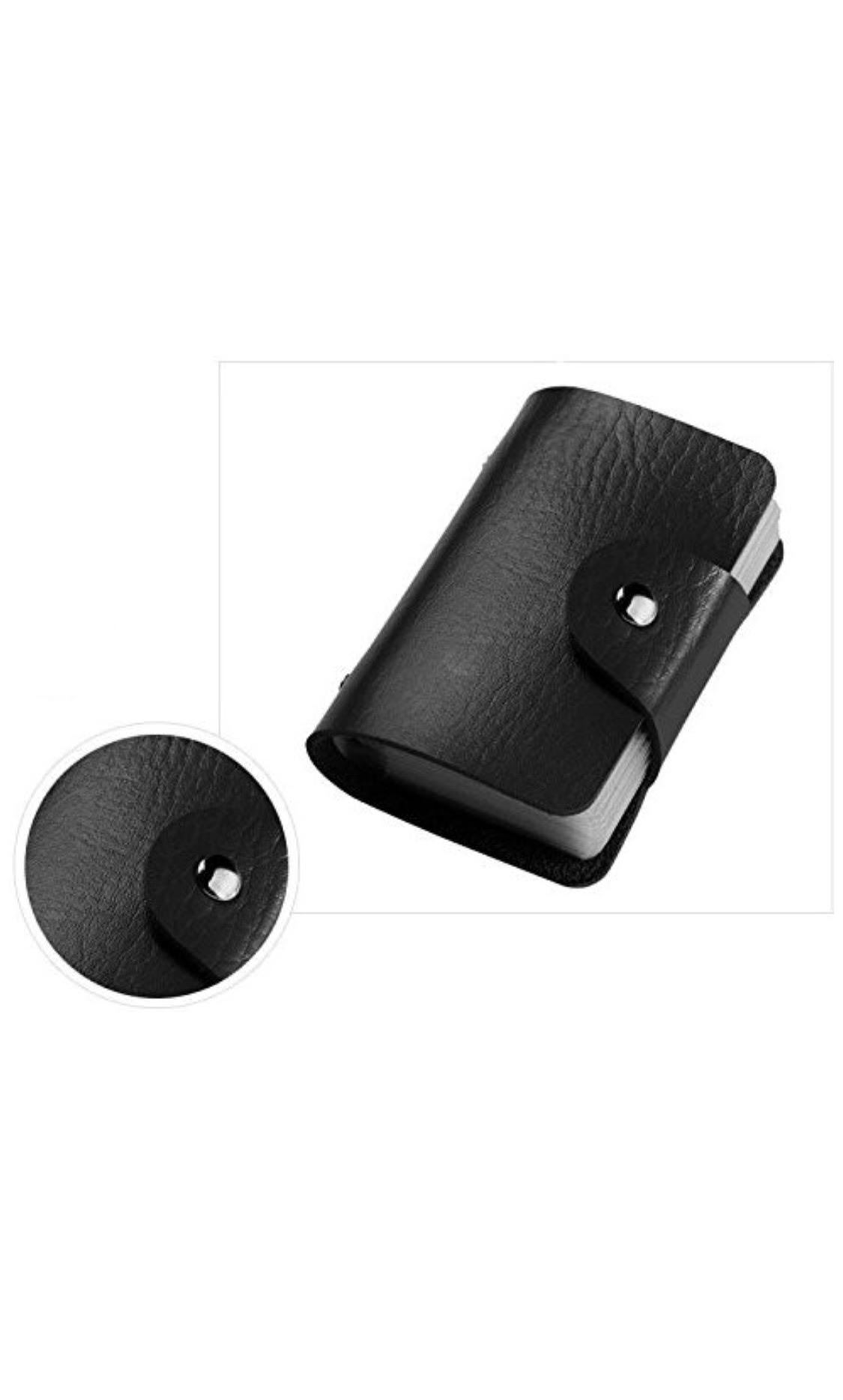 Pocket Card Holder - Foam Material, 3.50 X 4.50 Inches , Sleek Design With Transparent Pockets For Organized Storage