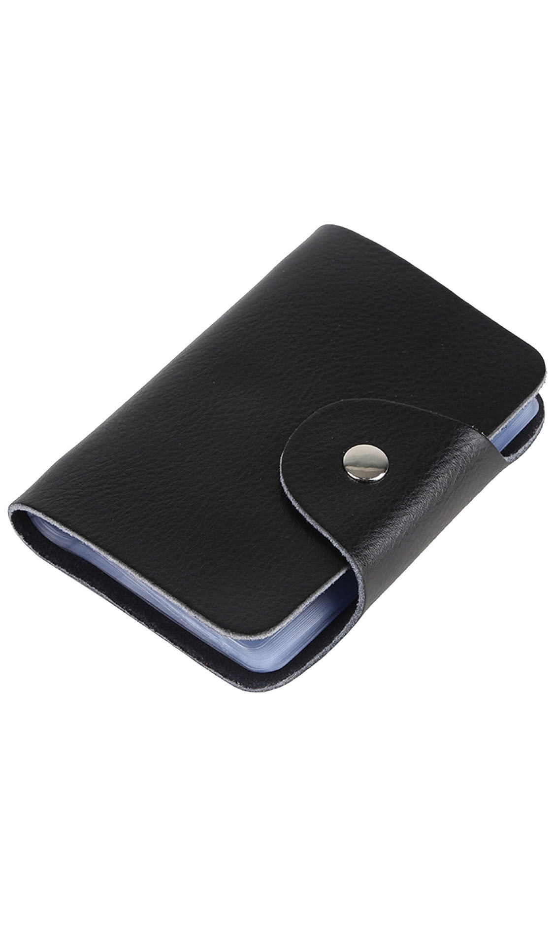 Pocket Card Holder - Foam Material, 3.50 X 4.50 Inches , Sleek Design With Transparent Pockets For Organized Storage