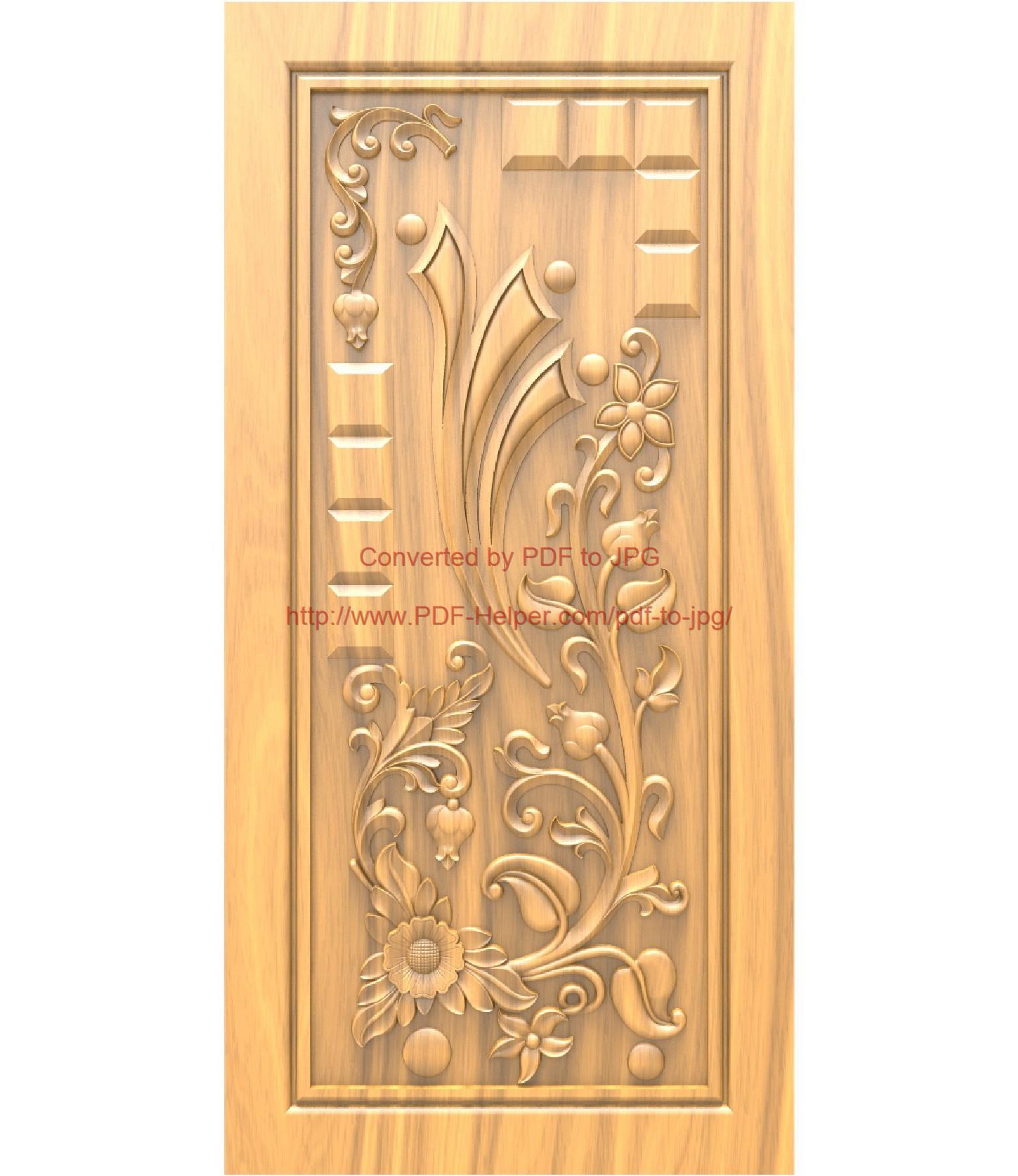 3d Carving Doors - Teak Wood, Customizable Dimensions, Natural Finish | Intricate Design, Enhanced Security, Durable Wood, Aesthetic Appeal