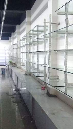 GLASS DISPLAY RACK