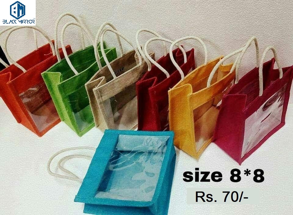 Jute Shopping/promotional/gifting Bags Size: Customize