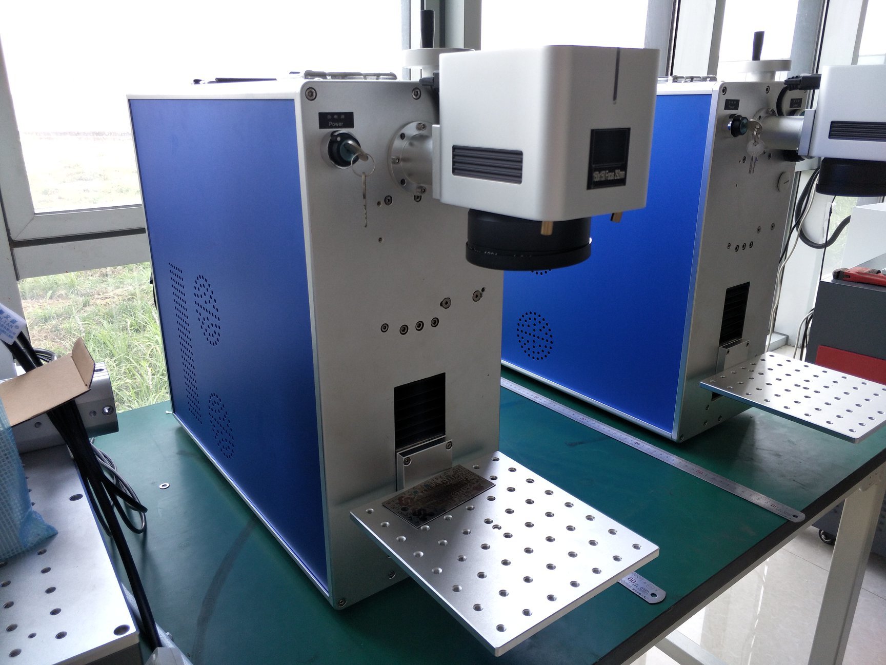 Mini 50w Fiber Laser Marking Machine - Optimal For Jewelry Engraving, Electronic Components, Air Cooling, 2-year Warranty, 7000mm/s Marking Speed, Supports Multiple Graphic Formats