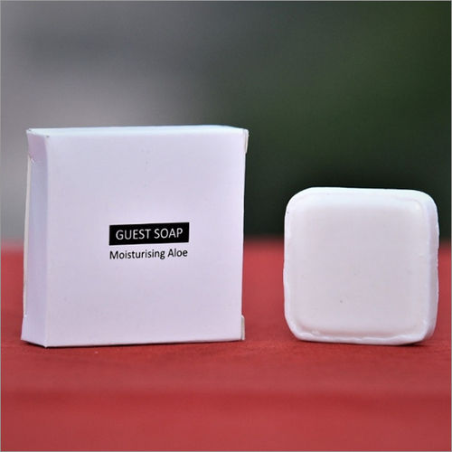 White / Transperant Hotel Moisturising Aloe Guest Soap