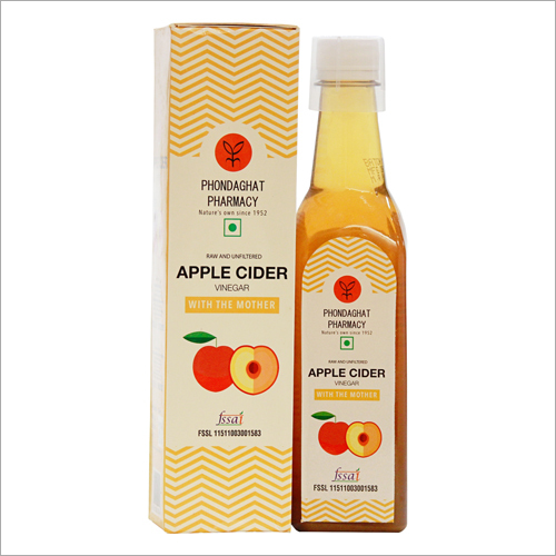 Pure Apple Cider Vinegar - 18-month Shelf Life, Freshly Crafted With Apples, Sour Taste And Preserved In Vinegar