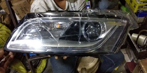 White Audi Q5 Headlight