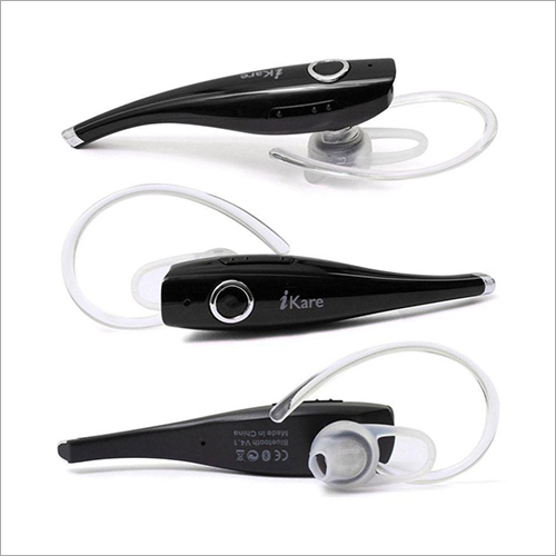 L6 Bluetooth Handset - Plastic Body, Black Color | Durable, Yes Battery