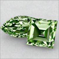 Green Amethyst Cut Gems