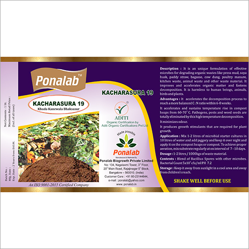 Kacharasura-19 Bio Fertilizer