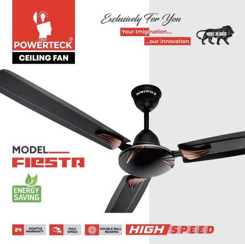White/Black/Brown Powerteck Fan