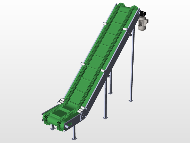 Inclined Conveyor Capacity: 100 To 150 Kg/hr