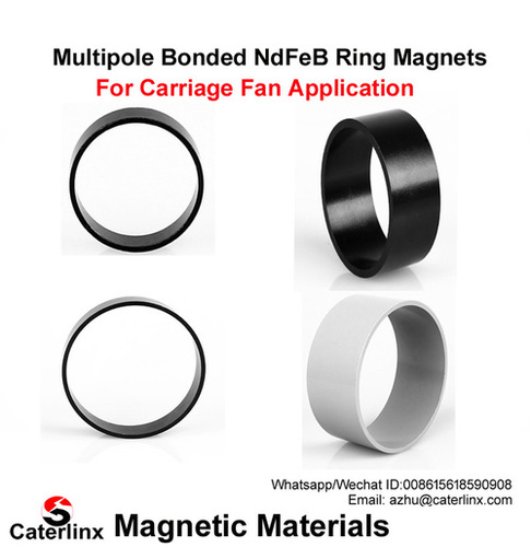 4 Poles Rotor Magnet Rings( Ring Magnets) for Locomotive Carriage Fans