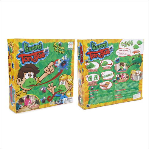 Lizard Tongue Game - Plastic Material, Multicolor Design | Durable & Lightweight For Endless Fun