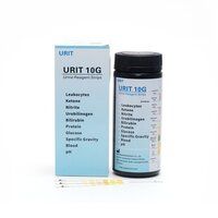 Urit 10G मूत्र अभिकर्मक पट्टी - 100 स्ट्रिप्स का पैक - Accurex