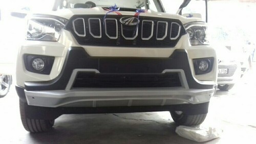 White & Black Scorpio 2018 Abs Guard