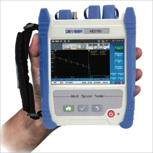Single Mode Optical Time Domain Reflectometer - 5 Inch Outdoor-enhanced Display, 1 Kg Lightweight Design | Ideal For Last Mile Telecom Installations, 8 Gb Internal Storage, Touchscreen Interface