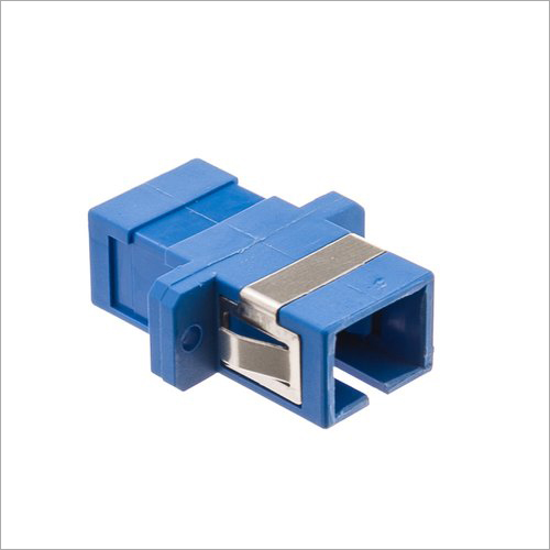 Fiber Optic Coupler - HDPE Material , Blue Color for Telecommunication Networks , Durable Design for Connecting Optical Fiber Cables