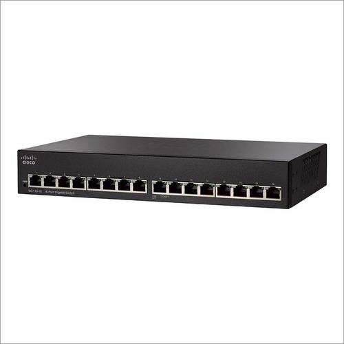 Gigabit Switch - 16 Ports, 230V Voltage, 176 Gbps Capacity | Metal Design, Ideal for Telecommunication Industry