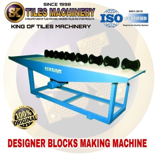 Blue Vibration Block Making Machine