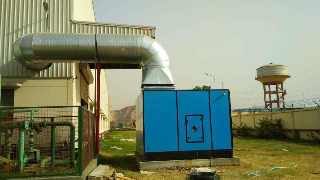 Air Cooling System - G.i. Material, 2300 X 2600 X 1400+250 Mm, Blue | Full Automatic, Capacity Up To 100,000 Cfm, 18-month Warranty, 90% Efficiency