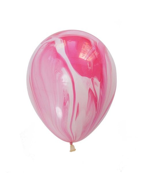 Marble Color Balloons - Latex, Standard Size 777 | Assorted Colors: Pink, Yellow, Blue, Green, Purple, White - Perfect For Unicorn Parties
