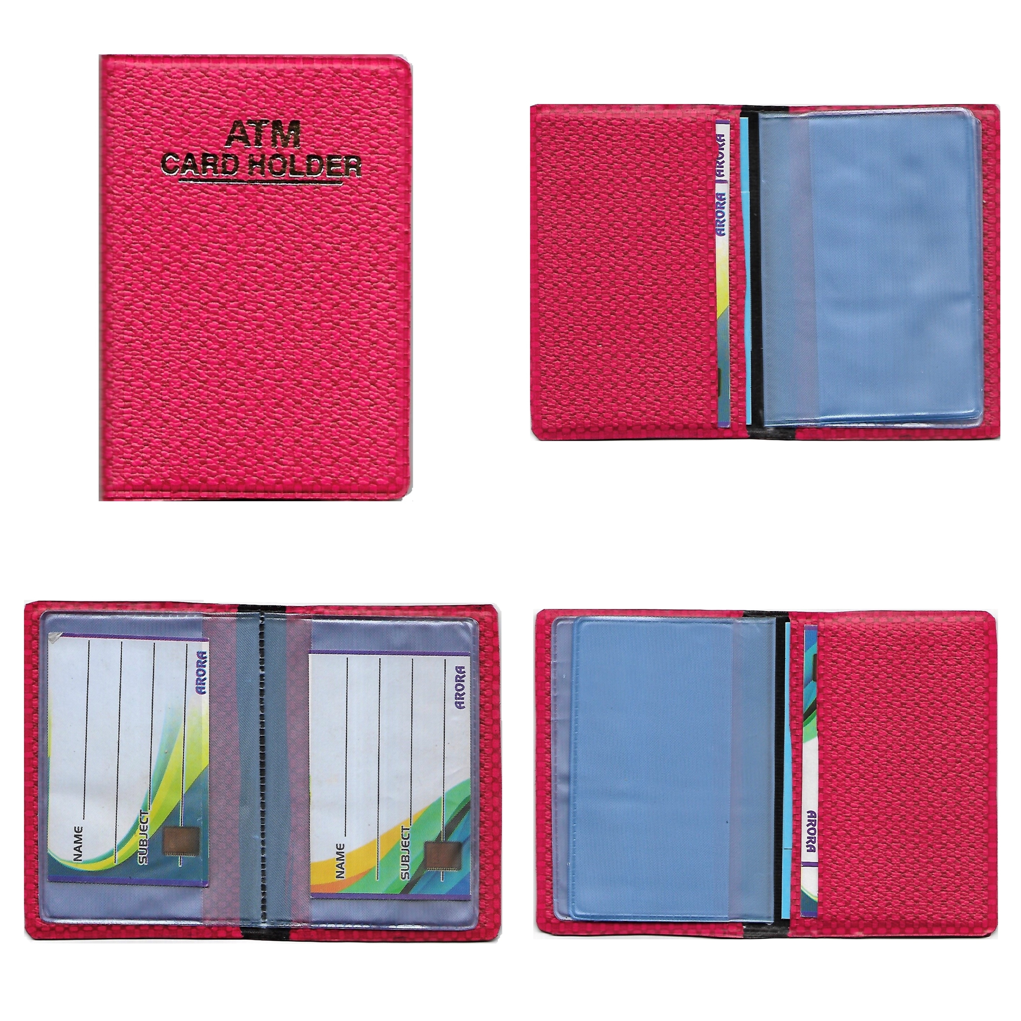 Multiple Card Holder - Foam Material | 3.25 X 4.50 Inches, 10 Pockets For Cards, Durable Design, Lightweight And Slim Profile