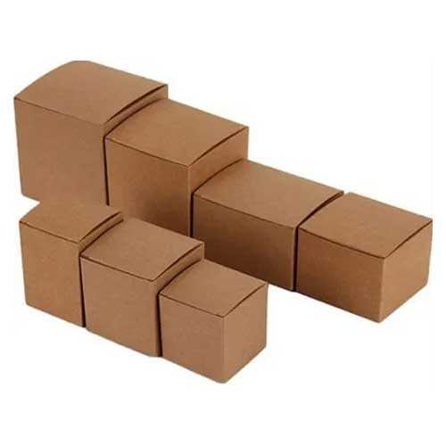 Plain Corrugated Box - Color: Brown