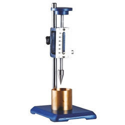 Soil Cone Penetrometer - Mild Steel, 148 gm Weight, Blue | Manual Operation, Floor Mounting, Accurate Liquid Limit Testing for Low Plasticity Soils