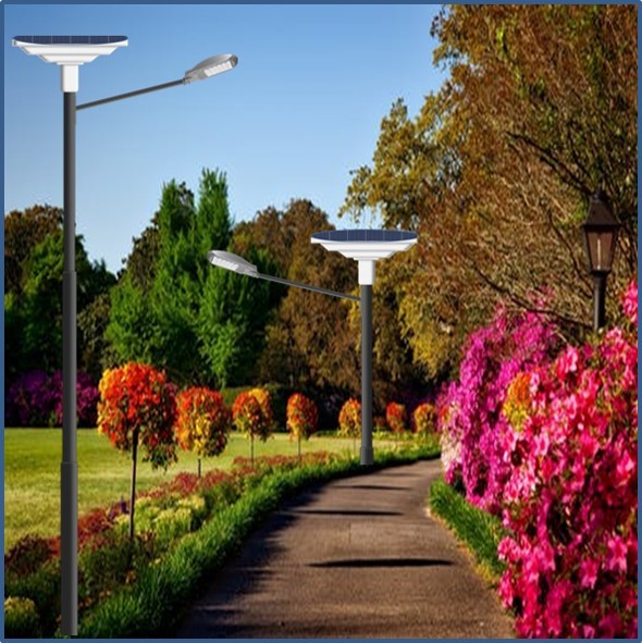 Aluminium Housing. 9~20 Watts New Ufo Type, 2 In 1, Solar Street Light (Mnre Type)
