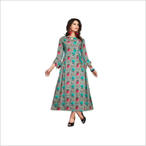 Available In Multicolour Designer Printed Anarkali