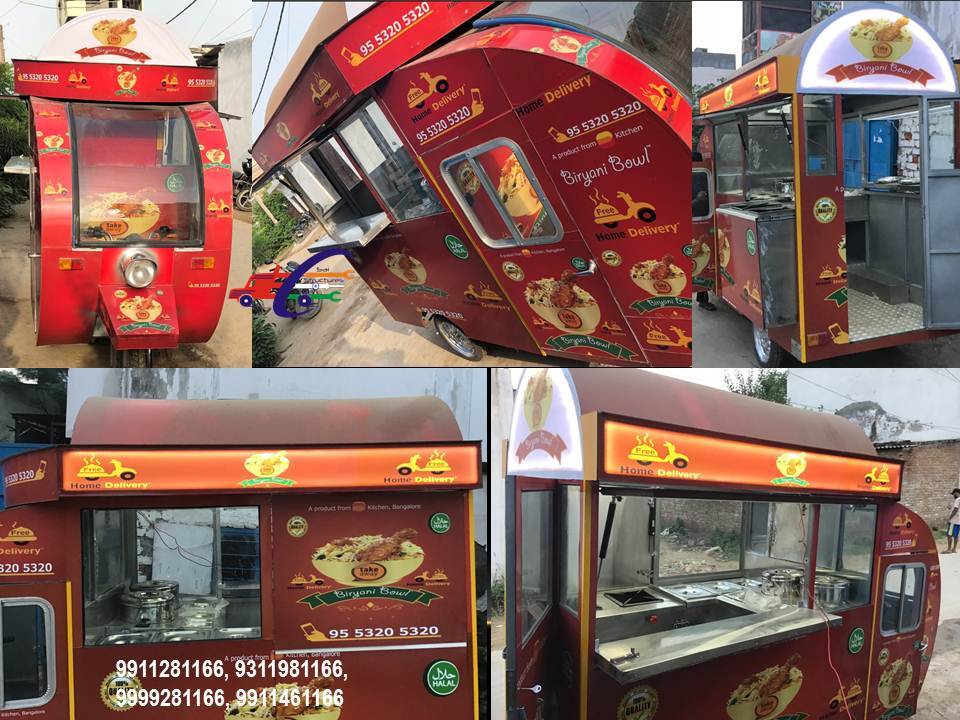 Mini Food Truck Gross Weight: 850 Kilograms