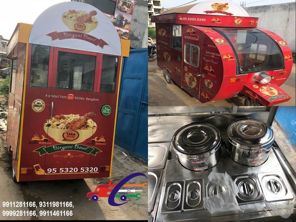 Mini Food Truck Gross Weight: 850 Kilograms