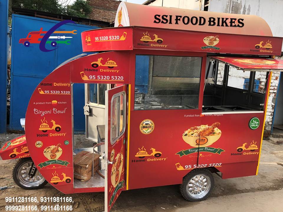 Mini Food Truck Gross Weight: 850 Kilograms