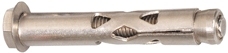 Ss Anchor Sleeve - Stainless Steel, Size 6x50mm To 10x200mm | Reliable Joining For Indoor And Outdoor Applications, Prevents Twisting, Pre-assembled Design