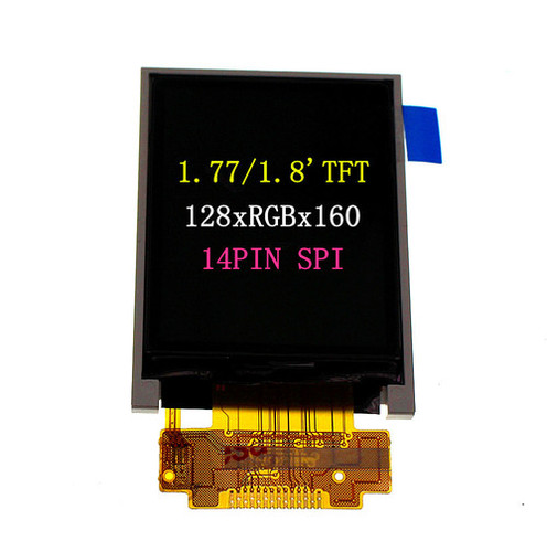 1.77/1.8 TFT 128X160 RGB 14PIN
