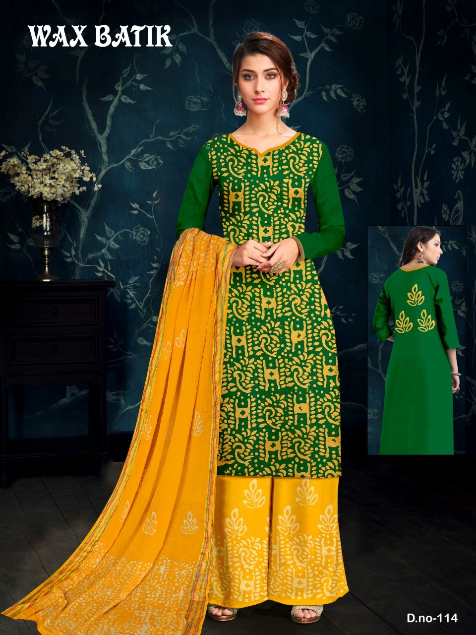 Wex Batix - Cotton Silk Fabric, Top 2.35 Mtr & Bottom 2 Mtr, All Colors | Washable, Custom Size, Seasonal Versatility For Rainy To Winter Wear
