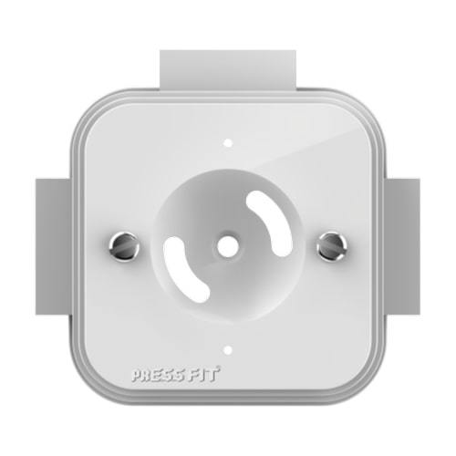 Pressfit Casing Square Junction Boxes - Pvc Material, 30 X 15 Mm, White/ivory Color | Easy Wiring, Corrosion Resistant, Good Insulation