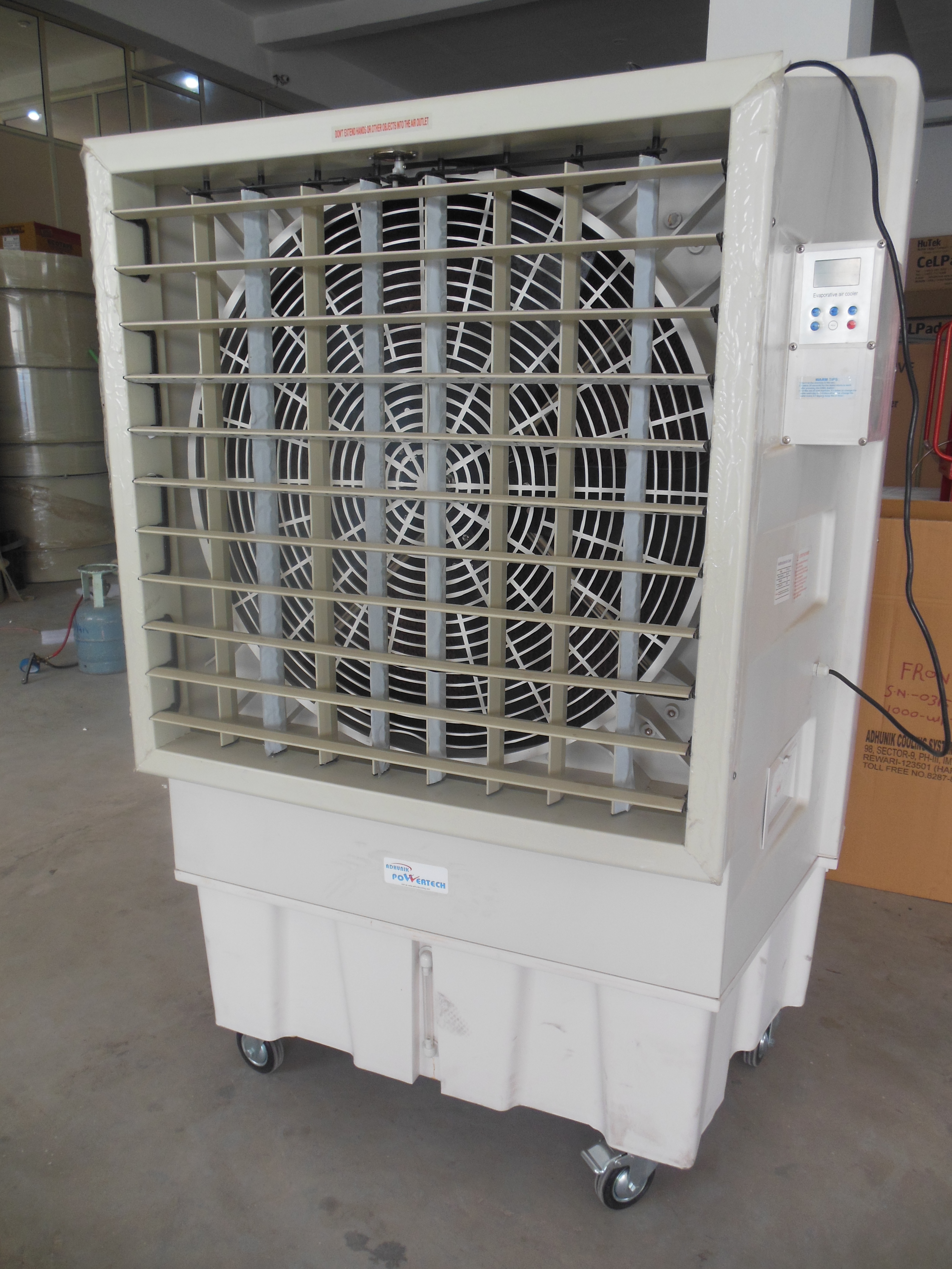 Evaporative Air Cooler - 140 Ltr. Tank, 1120*690*1620 Mm, White | Energy Efficient, Cools Upto 4000 Sqft., 22000 Cmh Air Flow, Axial Flow Fan, 1 Year Warranty